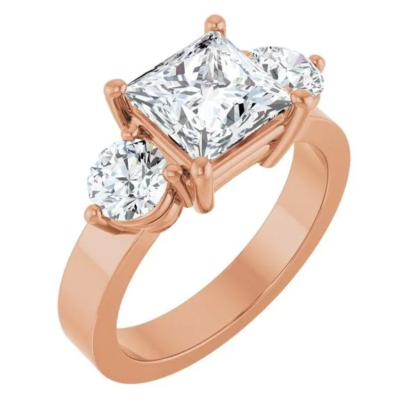 Three-Stone Engagement Ring Jimmy Smith Jewelers Decatur, AL