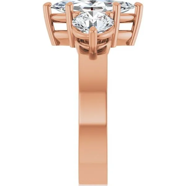 Three-Stone Engagement Ring Image 4 Northwood Jewelers Northwood, OH