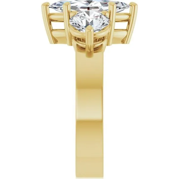 Three-Stone Engagement Ring Image 4 The Ring Austin Round Rock, TX