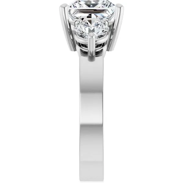 Three-Stone Engagement Ring Image 4 Northwood Jewelers Northwood, OH