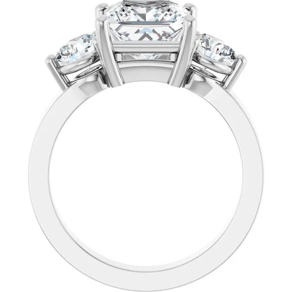 Three-Stone Engagement Ring Image 2 Arezzo Jewelers Elmwood Park, IL