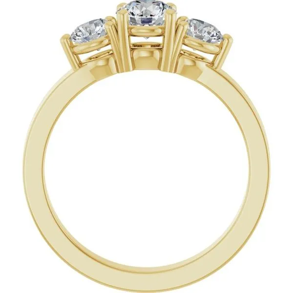 Three-Stone Engagement Ring Image 2 The Ring Austin Round Rock, TX