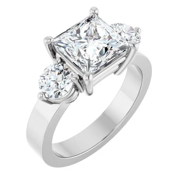 Three-Stone Engagement Ring Arezzo Jewelers Elmwood Park, IL