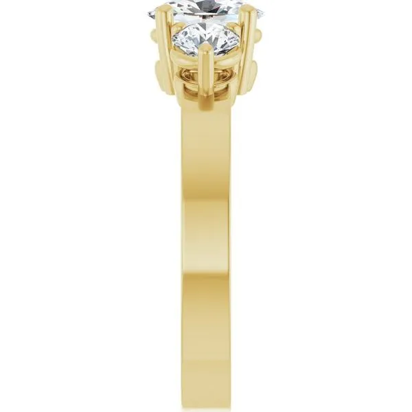 Three-Stone Engagement Ring Image 4 The Ring Austin Round Rock, TX