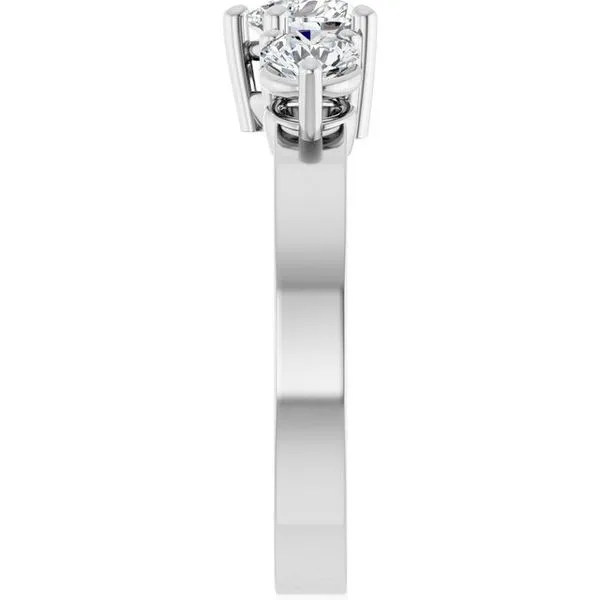 Three-Stone Engagement Ring Image 4 Raleigh Diamond Fine Jewelry Raleigh, NC
