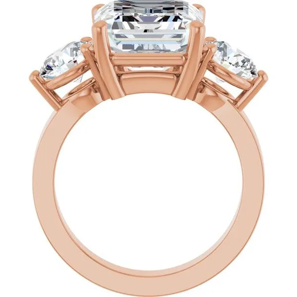 Three-Stone Engagement Ring Image 2 Arezzo Jewelers Elmwood Park, IL