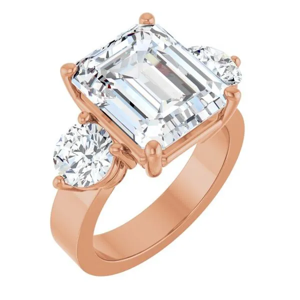 Three-Stone Engagement Ring Northwood Jewelers Northwood, OH