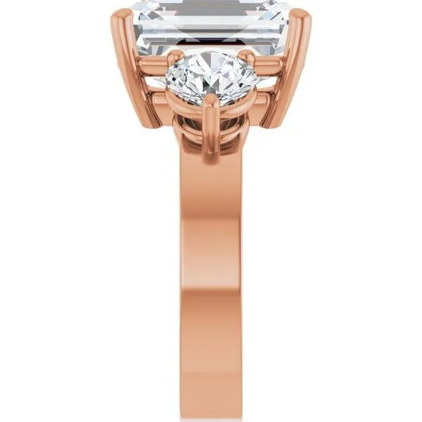 Three-Stone Engagement Ring Image 4 The Ring Austin Round Rock, TX