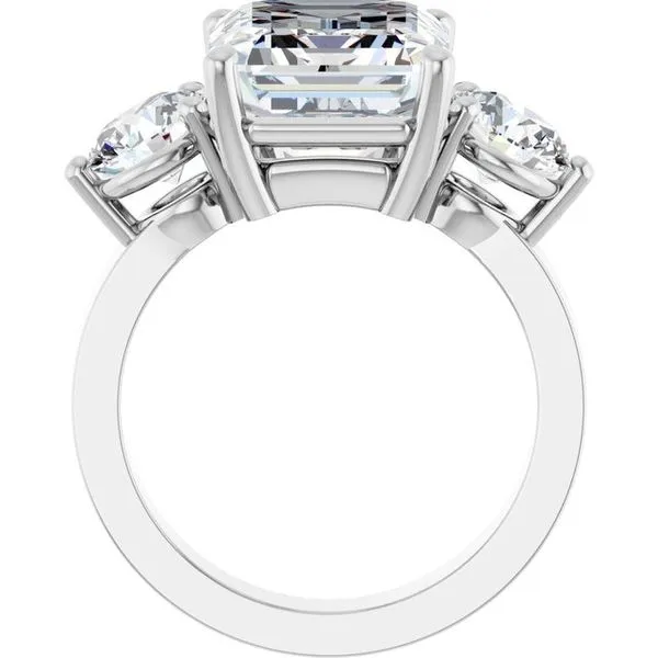 Three-Stone Engagement Ring Image 2 The Ring Austin Round Rock, TX