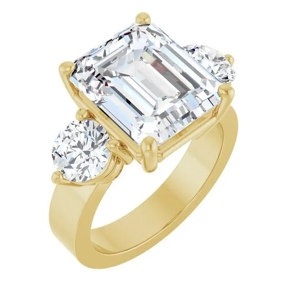 Three-Stone Engagement Ring Northwood Jewelers Northwood, OH