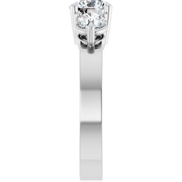 Three-Stone Engagement Ring Image 4 Northwood Jewelers Northwood, OH