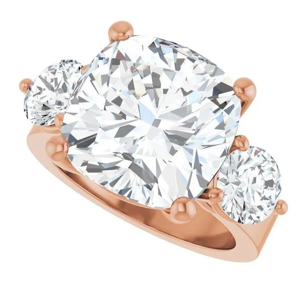 Three-Stone Engagement Ring Image 5 Clater Jewelers Louisville, KY