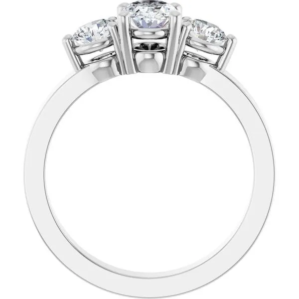 Three-Stone Engagement Ring Image 2 The Ring Austin Round Rock, TX