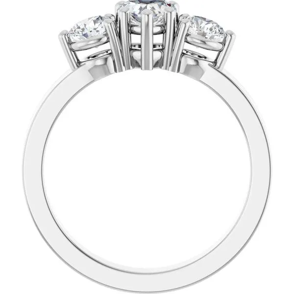 Three-Stone Engagement Ring Image 2 The Ring Austin Round Rock, TX