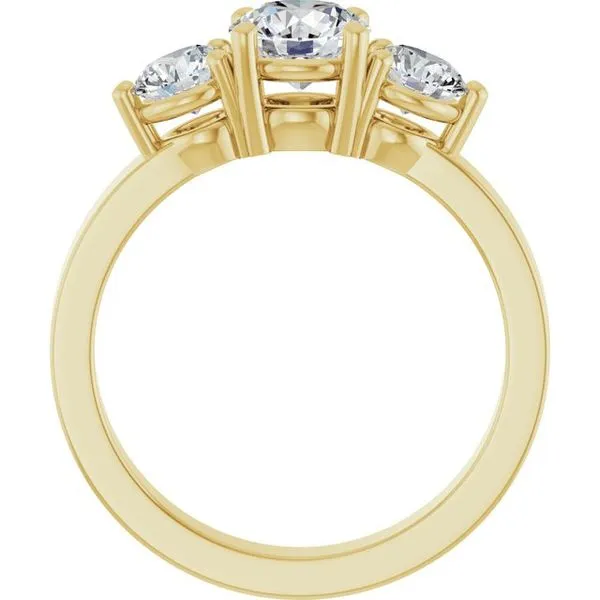 Three-Stone Engagement Ring Image 2 The Ring Austin Round Rock, TX