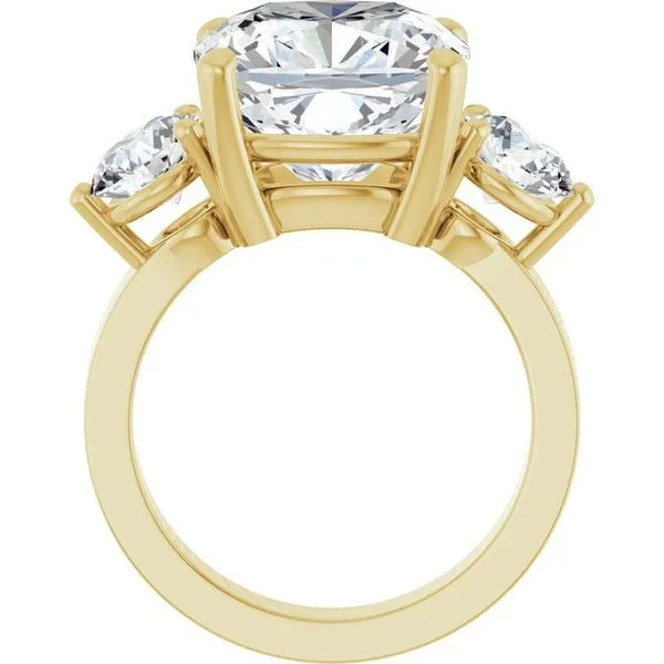 Three-Stone Engagement Ring Image 2 Clater Jewelers Louisville, KY