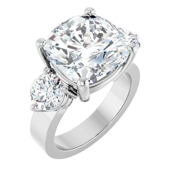 Three-Stone Engagement Ring Northwood Jewelers Northwood, OH