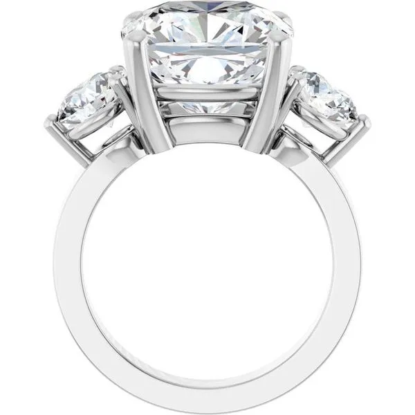 Three-Stone Engagement Ring Image 2 Arezzo Jewelers Elmwood Park, IL