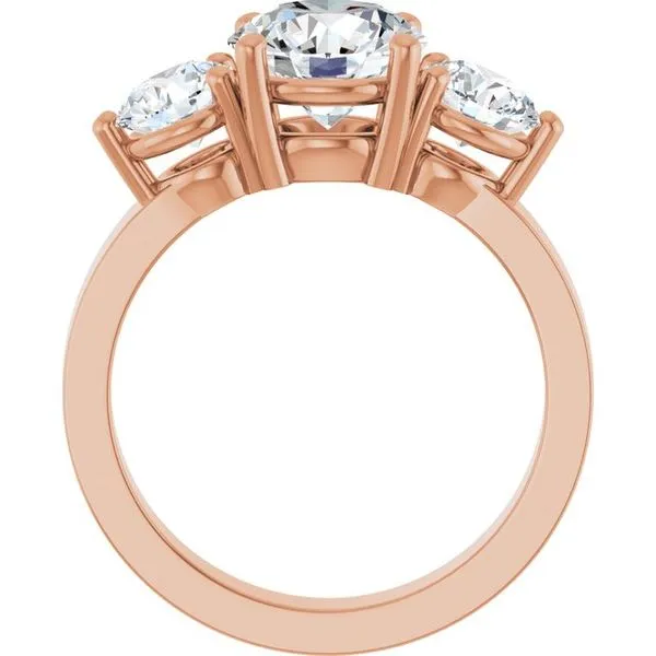 Three-Stone Engagement Ring Image 2 The Ring Austin Round Rock, TX