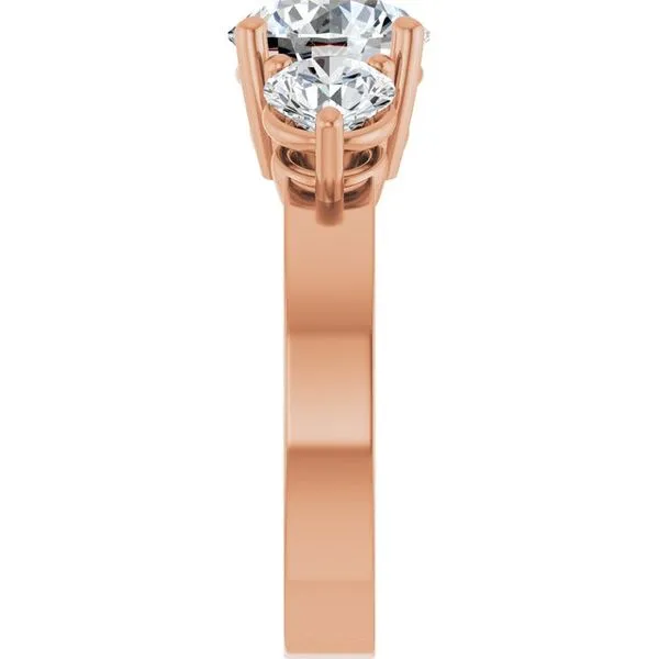 Three-Stone Engagement Ring Image 4 The Ring Austin Round Rock, TX