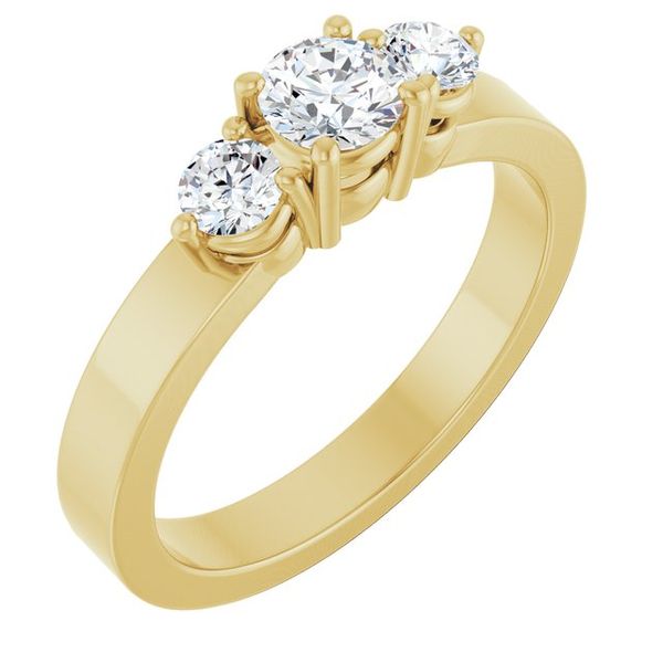 Three-Stone Engagement Ring