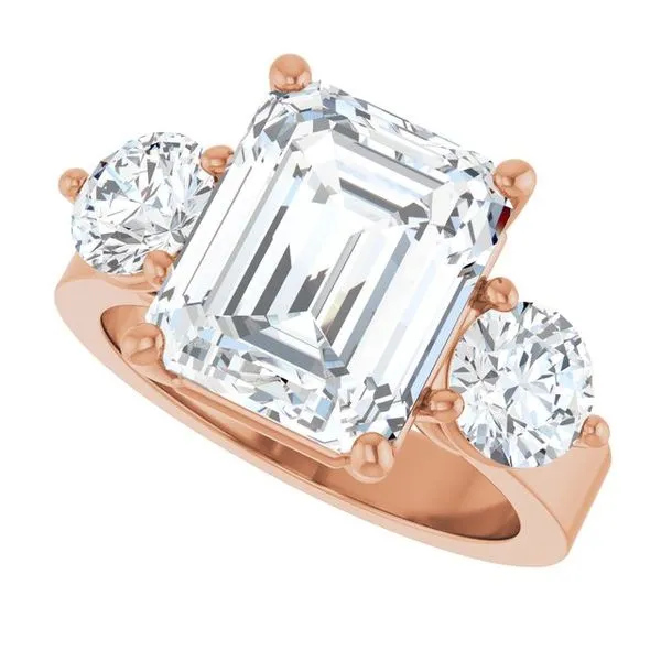 Three-Stone Engagement Ring Image 5 Northwood Jewelers Northwood, OH