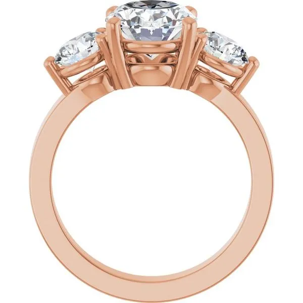 Three-Stone Engagement Ring Image 2 Clater Jewelers Louisville, KY