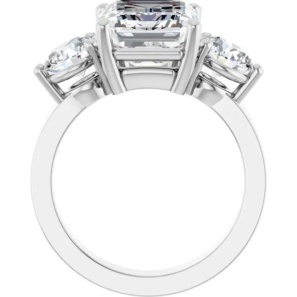 Three-Stone Engagement Ring Image 2 Clater Jewelers Louisville, KY