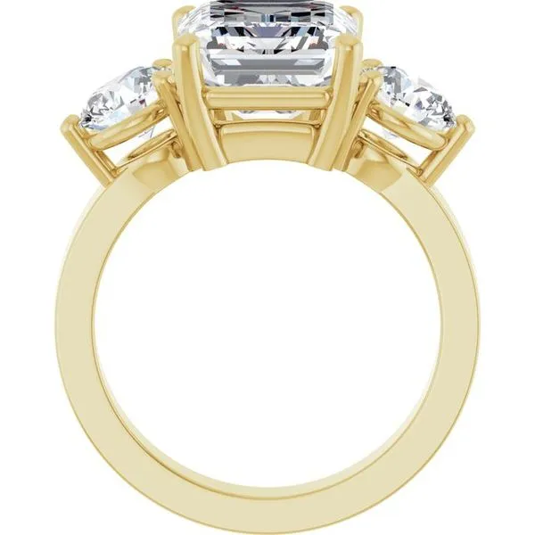 Three-Stone Engagement Ring Image 2 The Ring Austin Round Rock, TX