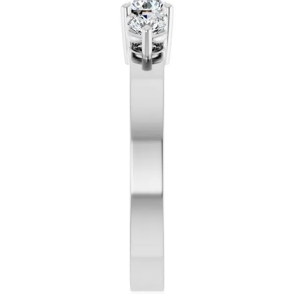 Three-Stone Engagement Ring Image 4 Jimmy Smith Jewelers Decatur, AL