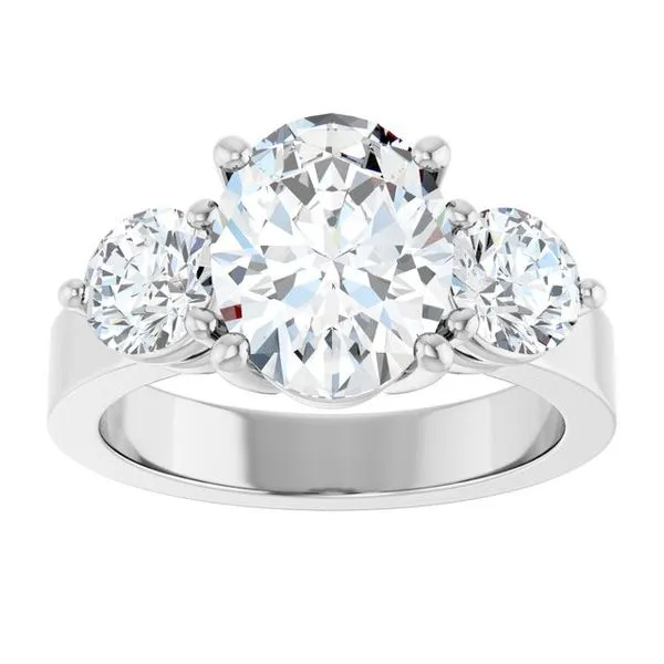 Three-Stone Engagement Ring Image 3 The Ring Austin Round Rock, TX