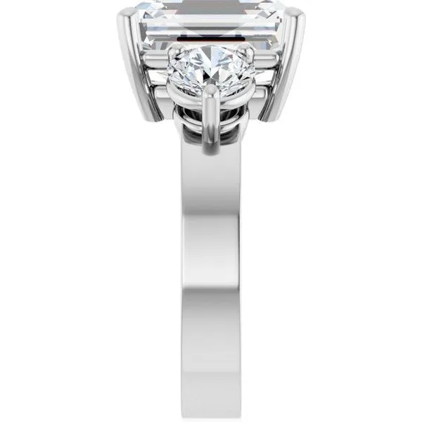 Three-Stone Engagement Ring Image 4 Mark Jewellers La Crosse, WI