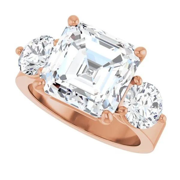 Three-Stone Engagement Ring Image 5 Northwood Jewelers Northwood, OH