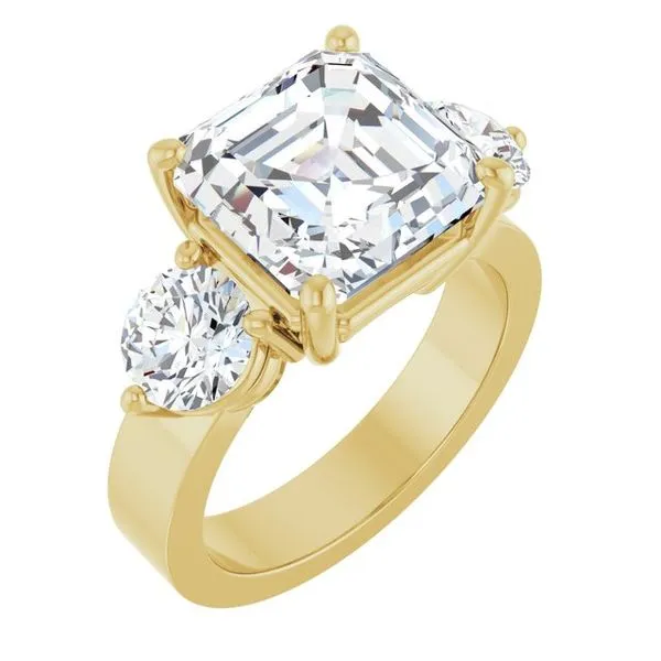 Three-Stone Engagement Ring Northwood Jewelers Northwood, OH