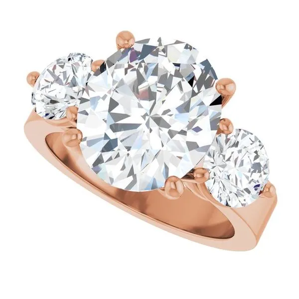 Three-Stone Engagement Ring Image 5 Jimmy Smith Jewelers Decatur, AL