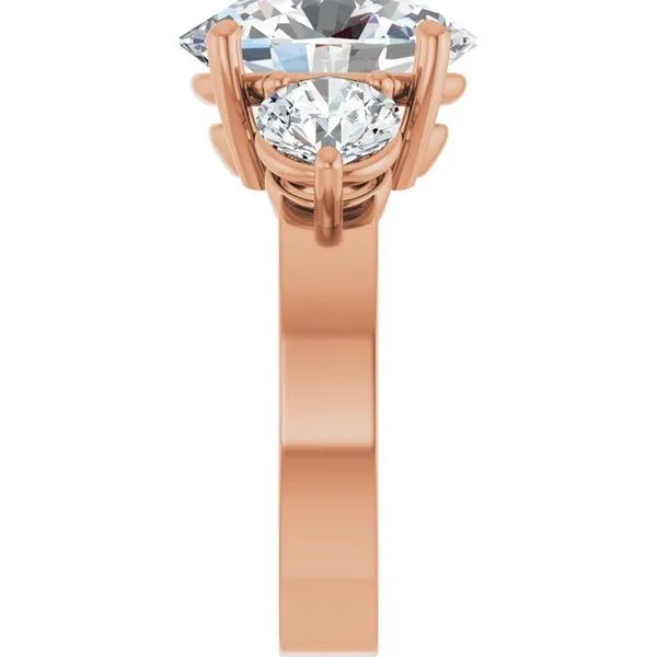 Three-Stone Engagement Ring Image 4 The Ring Austin Round Rock, TX