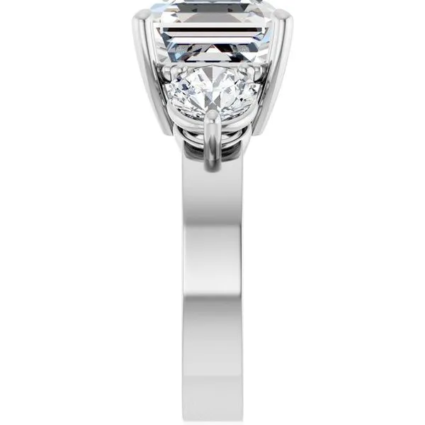 Three-Stone Engagement Ring Image 4 Northwood Jewelers Northwood, OH