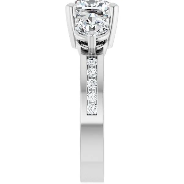 Three-Stone Engagement Ring Image 4 The Ring Austin Round Rock, TX