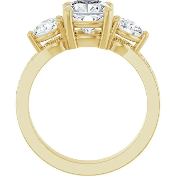 Three-Stone Engagement Ring Image 2 The Ring Austin Round Rock, TX