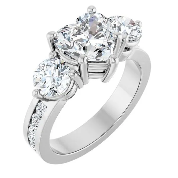 Three-Stone Engagement Ring Northwood Jewelers Northwood, OH