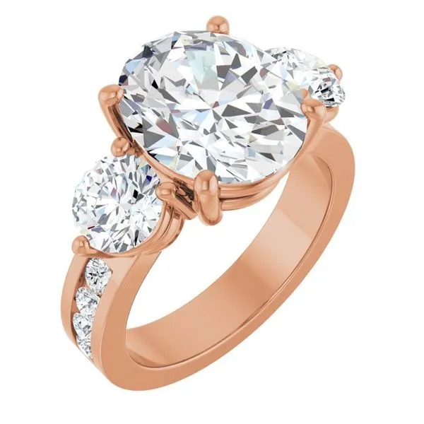 Three-Stone Engagement Ring Northwood Jewelers Northwood, OH