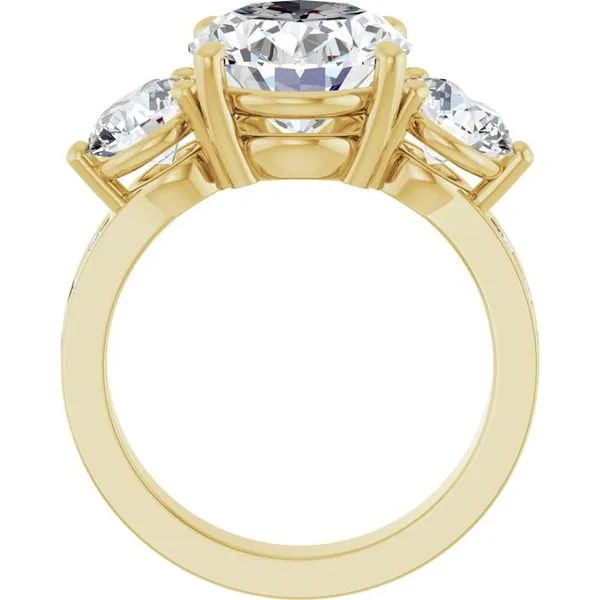 Three-Stone Engagement Ring Image 2 The Ring Austin Round Rock, TX