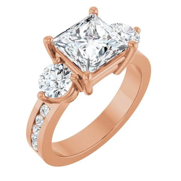 Three-Stone Engagement Ring Northwood Jewelers Northwood, OH