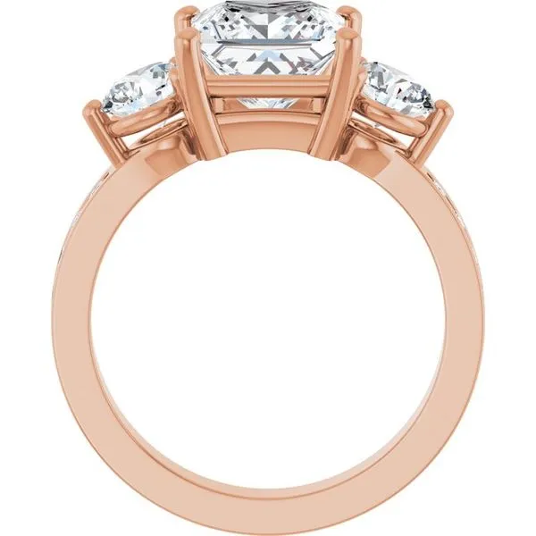 Three-Stone Engagement Ring Image 2 Northwood Jewelers Northwood, OH