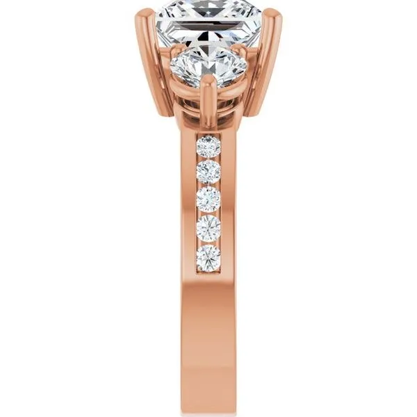 Three-Stone Engagement Ring Image 4 Austin's Fine Diamonds & Jewelry Lyndhurst, NJ