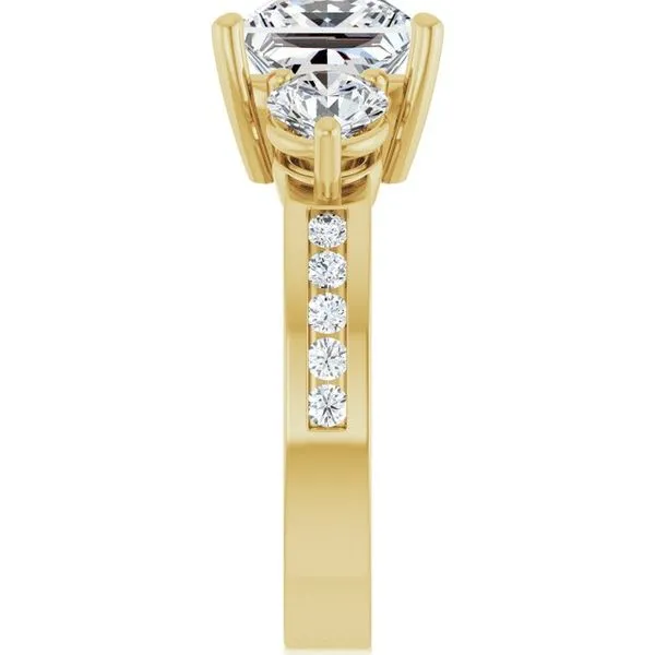 Three-Stone Engagement Ring Image 4 The Ring Austin Round Rock, TX