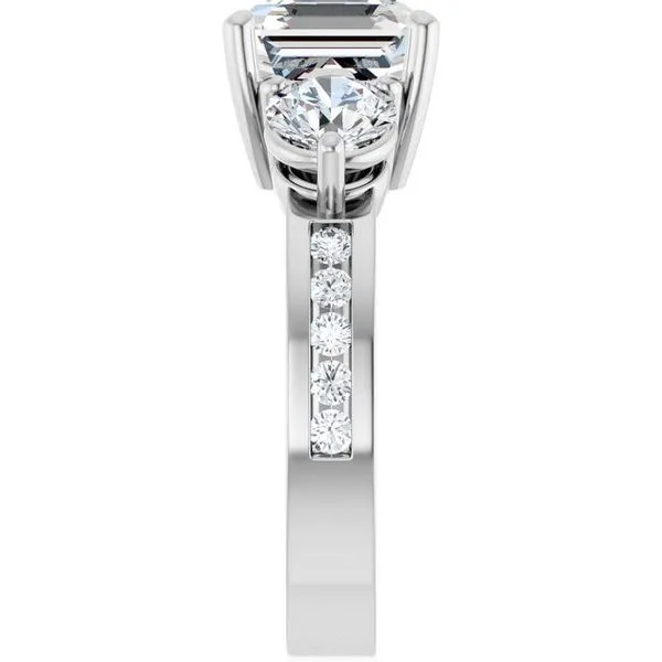 Three-Stone Engagement Ring Image 4 Paul James Jewelers Angels Camp, CA