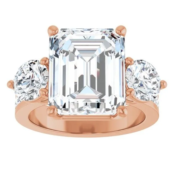 Three-Stone Engagement Ring Image 3 The Ring Austin Round Rock, TX