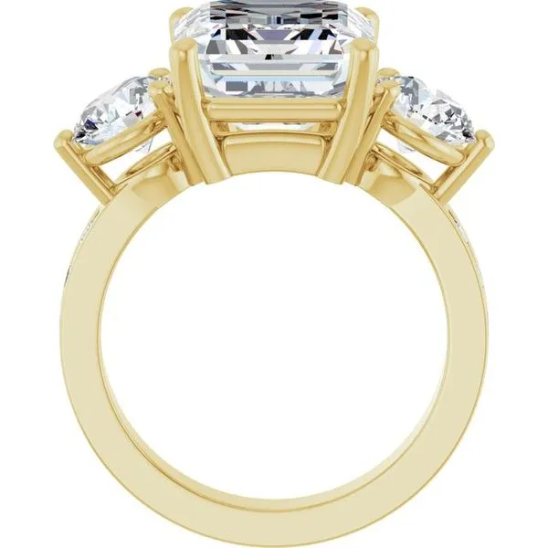 Three-Stone Engagement Ring Image 2 The Ring Austin Round Rock, TX