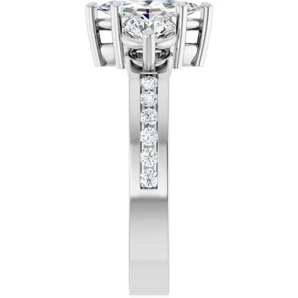 Three-Stone Engagement Ring Image 4 The Ring Austin Round Rock, TX